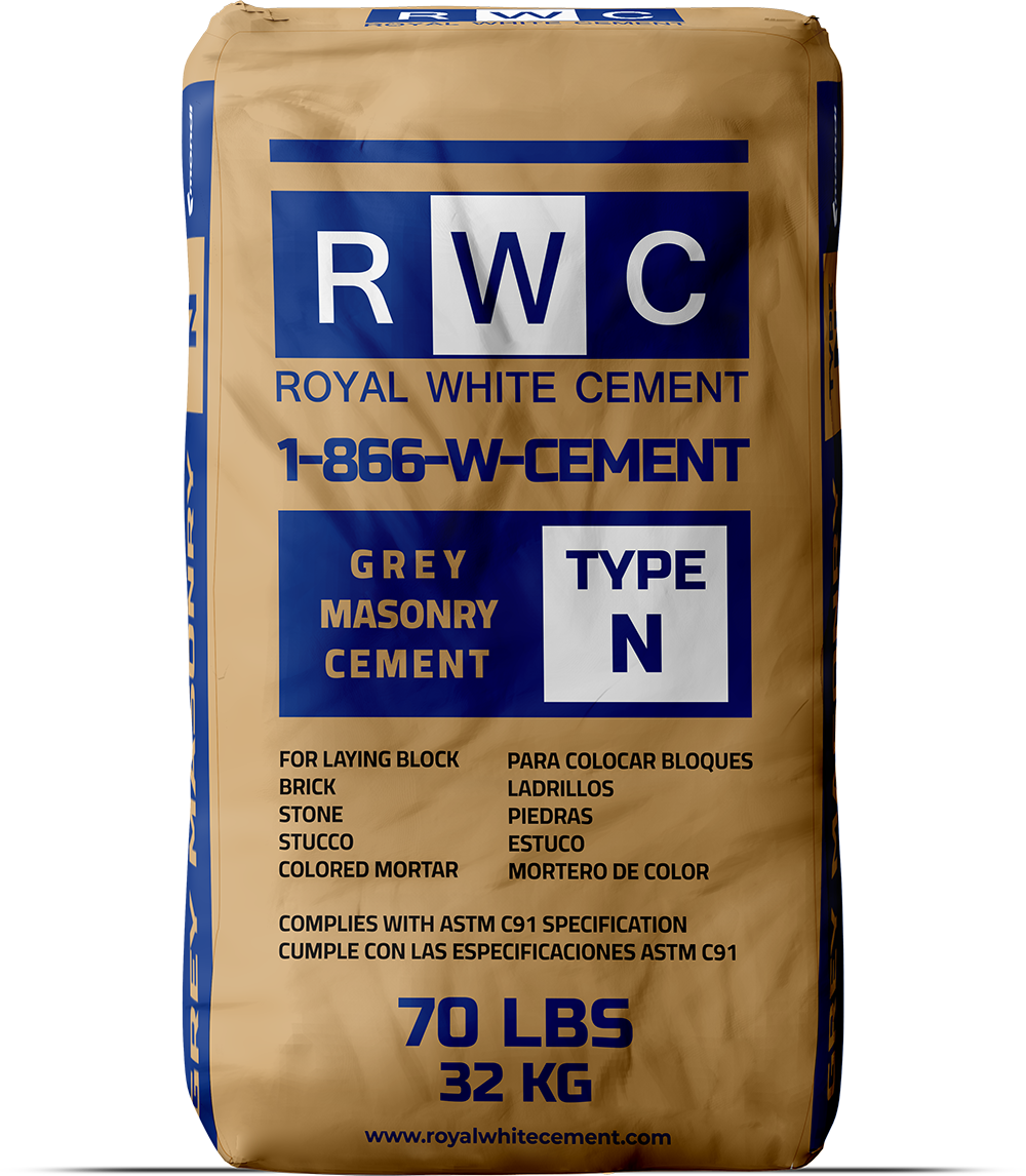 Royal White Cement - Grey Masonry Cement Type N